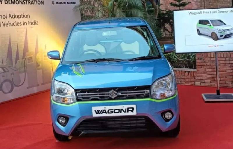 Maruti Suzuki Wagon R Flex Fuel Showcased In Delhi Maruti May Bring