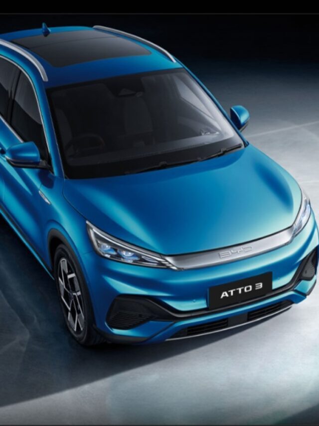 BYD Atto 3 Electric SUV First Look Teased Check Specs & price