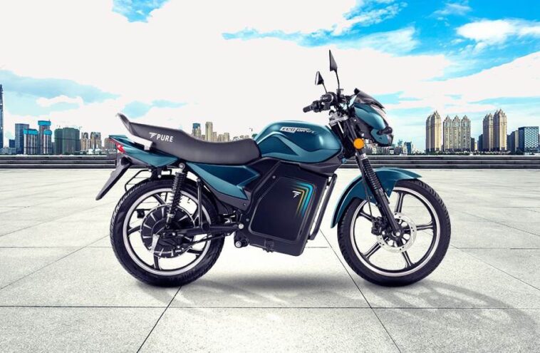 New Pure EV ECODryft Motorcycle A Budget Friendly Electric 2-wheeler