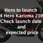 Hero to launch 2024 Hero Karizma 210cc Check launch date and expected price