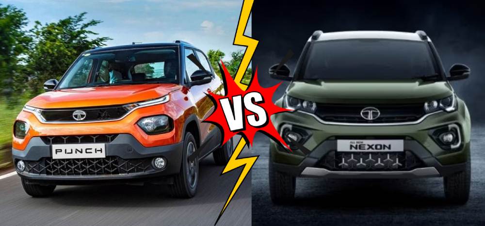 TATA Punch Vs TATA Nexon Comparison, Features To Price Explore Complete Details